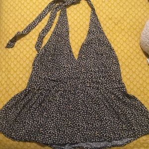 Halter Summer Floral Top